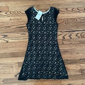 Black Lace Dress in XS